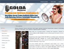 Tablet Screenshot of goldarecords.com